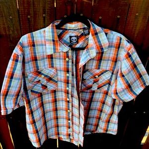 Timberland Men’s LG button down short sleeve shirt